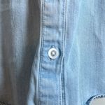 Cloth & Stone  Anthropologie Denim Indigo Blue Button Down Boxy Shirt #1927 Photo 5