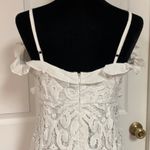 Angel Biba white lace dress. Size large Photo 8