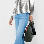 MOTHER Denim NWT Mother The Rambler Zip Ankle Jeans Wash Going Dutch Size 33 Photo 4