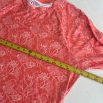 The American Outdoorsman Sz XL Coral Floral Rash guard Long Sleeve Sun Tee Top Orange Photo 6