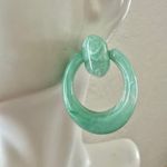 Mint Green Marbled Lucite Door Photo 3