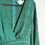 Princess Polly  String of Stars Forest Green textured romper Photo 2