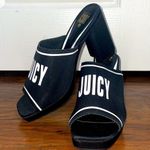 Juicy Couture 💖 J Girly Black Heeled Mule Photo 1
