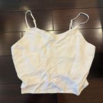 ZARA White Flowy Tank Top Photo 0