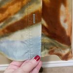 Vintage Central Falls Long Sleeve Shirt Dress Brown Orange Sz 2 Missing Buttons Photo 6