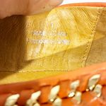 Jeffrey Campbell  Peach Leather Gold Cap Toe Braided Trim Ballet Flat Photo 5