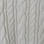 Lands' End Ivory Cable Knit Drifter Sweater Size Large Tall Fisherman Nautical White Photo 5