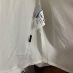 NWT white sheer button down long sleeve shirt blouse Size XS Photo 1