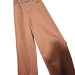Free People NEW Granolacore CRVY Gia Wide-Leg Jeans Brown Blue Wash Size 27 Photo 6