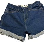 Denim & Co Women’s Denim Co Blue Short Shorts with Cuffs Size 6 Sku 2549 Photo 1