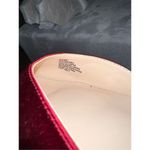 Nine West Women’s Red Satin Block Heel Shoes 8.5 Photo 8