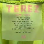 Terez Women's Medium Chartreuse TLC Soft High Rise Workout Lounge Leggings NWT Photo 4