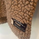 Southern Marsh  Sherpa half zip pullover taupe color unisex Photo 1