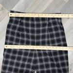 Hollister 90s Plaid Flannel Ultra High Rise Cropped Mom Pants Black Large Photo 9