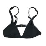 ANDIE Swim Top Women Sz S Black Caico Triangle Feminine Retro Resort Cottage NWT Photo 1