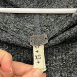We The Free Free People  XS Gray Cowl Boat Neck Long Sleeve Sweater Photo 5