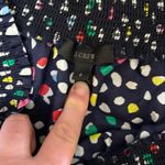 J.Crew  Ratti Navy with Colored Polka Dots Off Shoulder Top Size 8 Whimsical​​ Photo 7