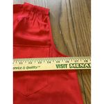 J Jill Button Up Shirt Size 0 Sleeveless Lightweight Beach Travel Preppy Womens Red Photo 3