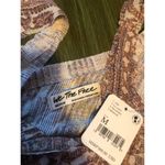 Free People  We the Free NWT Your Twisted Tank Top Brown Floral M Photo 3