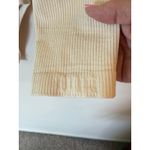 OQQ Long Sleeve Half Zip Mock Neck Ribbed Bodysuit Yellow Women's Size Large Photo 3