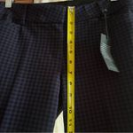 Kut From The Kloth Checker Dress Pants Trousers Purple Black Gingham NWT Size 2 Photo 6