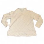 Columbia Women’s XL Cream Quilted Pullover Long Sleeve Sweatshirt Top Photo 1