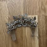 New Maria elena headpiece crystal champagne comb Photo 4