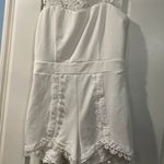 Charlotte Russe Pure white and lace romper Photo 2