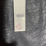 Chico's Chico’s Linen Metallic Foil Tee Top Soft Slate Blue Short Sleeve NWT Size 2 L Photo 3