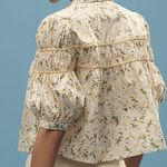 Anthropologie  The Leandra Shirred Yoke Blouse by Maeve, Size XS Photo 2