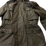 Braetan Hooded Anorak Jacket Olive Green Utility Lightweight Rain Coat Size L Size L Photo 7
