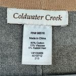 Coldwater Creek Cold Water Creek Color Block Poncho One Size Cotton Angora Contemporary Cape VTG Photo 4