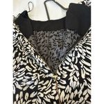 NWT Taylor Woman Fit n Flare Dress Size 24W Scoop Neck 3/4 Sleeve Zipper Black Photo 8