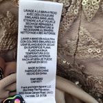 Dress the Population Blair Plunging Fit & Flare Sequin Midi Dress, Gold/Nude, XL Photo 7