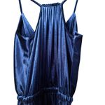 Suite Benedict Blue Velvet Dress Sleeveless Mini Party Cocktail Women's Photo 2