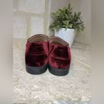 Cole Haan  Burgundy velvet loafers sz 9.5 B Photo 1