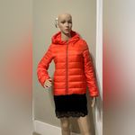Burberry  Blue Label Women's Orange Puffer Jacket Photo 4