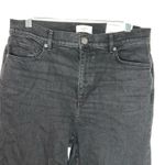 Loft The Slim High Rise Straight Leg Denim Jeans Women's Size 10 Black 790141 Photo 1