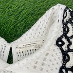 Anthropologie By Collared Open-Stitch Sleeveless Pullover Sweater Tank Top Photo 7