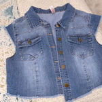 No Boundaries  jean jacket cropped size XXlarge juniors Photo 4