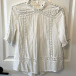 VICI  Flawless crochet lace ruffle top Photo 0