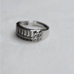 Source Unknown Abacus Good Fortune Silver Tone Size 7 Unisex Renfest Cosplay Goth Everyday Ring Photo 1