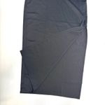 H:ours Revolve Sonnie Cutout Midi Asymmetrical Black Satin Slip Skirt S Photo 2