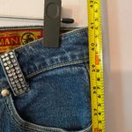 LawMan  Straight Leg Jeans Rhinestone Slim Fit Vintage Western Women size 9 / 30 Photo 10