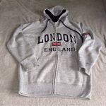 Gray London England Hoodie Size L Photo 0