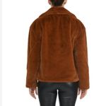 Badgley Mischka NWT  Brand Rollande Faux Fur Coat COLOR: COGNAC Photo 3