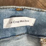frame denim FRAME Le Crop Mini Boot cropped mid-rise bootcut jeans light wash size 24 Photo 10