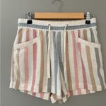 Gap  Women’s Striped Woven shorts size xs pull on Tie Waist Photo 0
