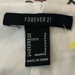 Forever 21  Floral Cowl Neck Slip Dress Open Back Off White S Juniors Photo 2