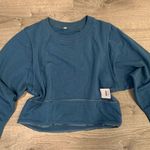 Free People NWT Where The Wind Blows Blue Pullover Sweater Photo 2